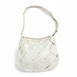 Like Dreams Ivory Woven Shoulder Bag
